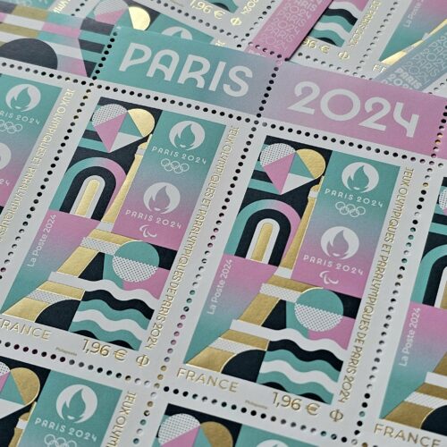 An official stamp in 800.000 copies - Francs Jeux