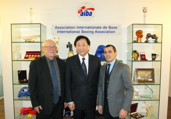 Visite d'André Martin et Brahim Asloum à Lausanne pour rencontrer Chin-kuo Wu