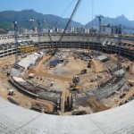 Stade Maracana en construction