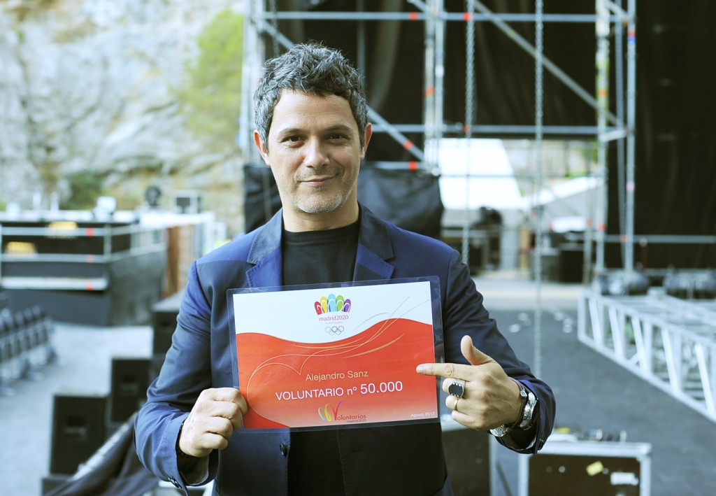 Alejandro Sanz Volontaires Madrid 2020