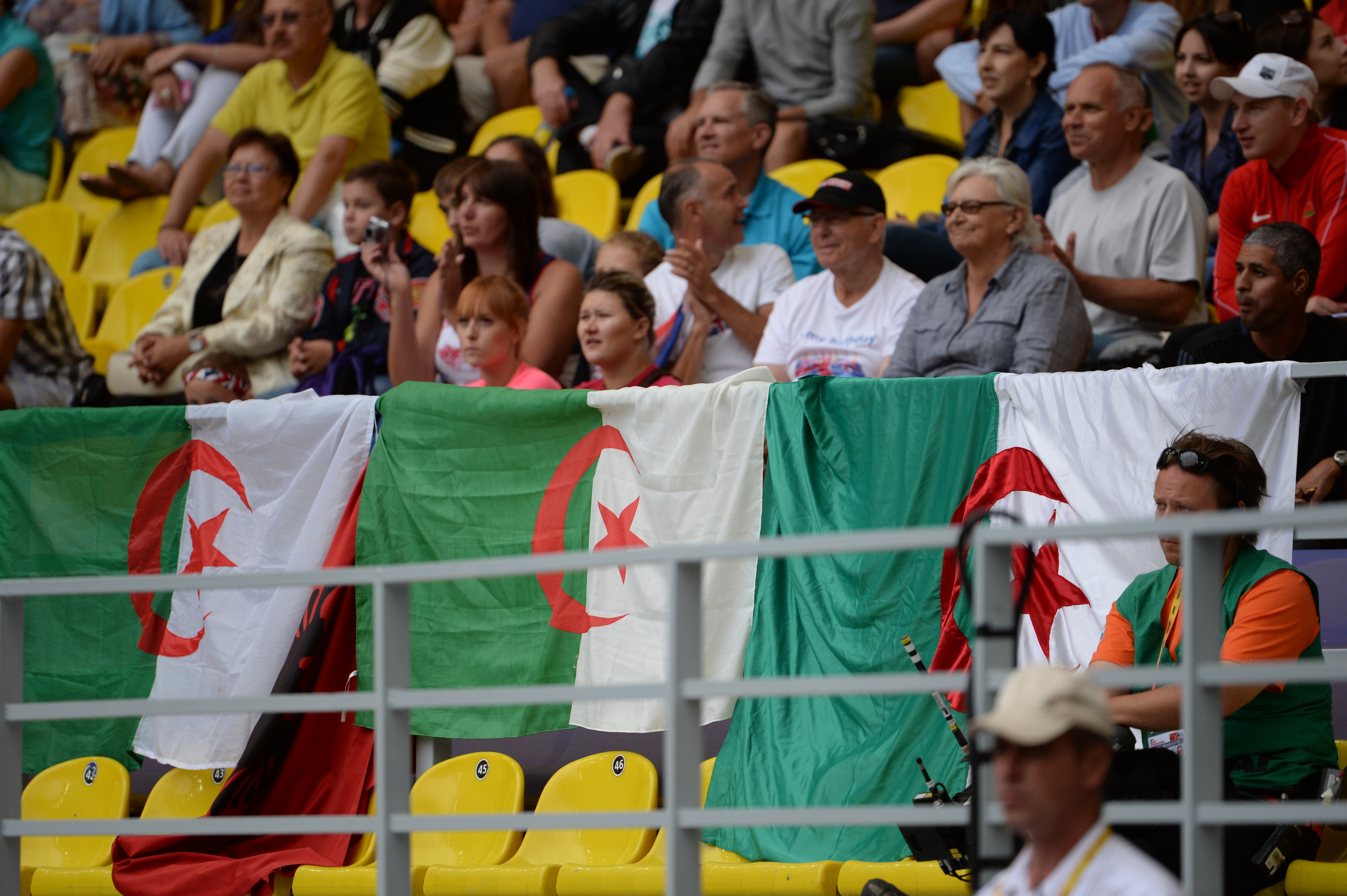 Les supporters algériens sont présent à Mouscou 2013 