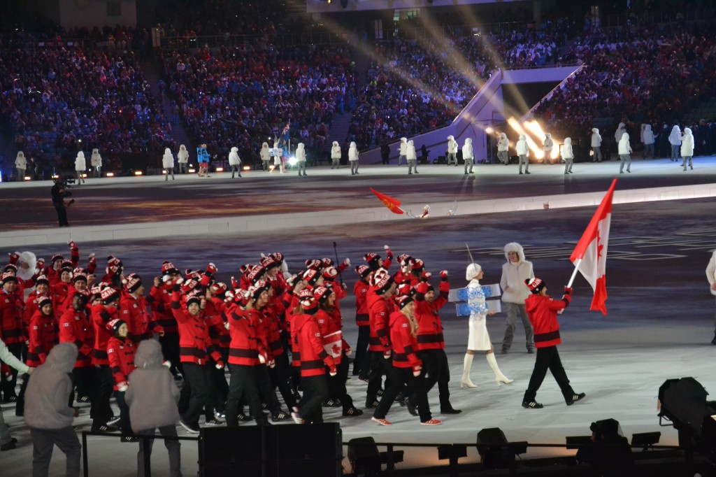 Le Canada défile !