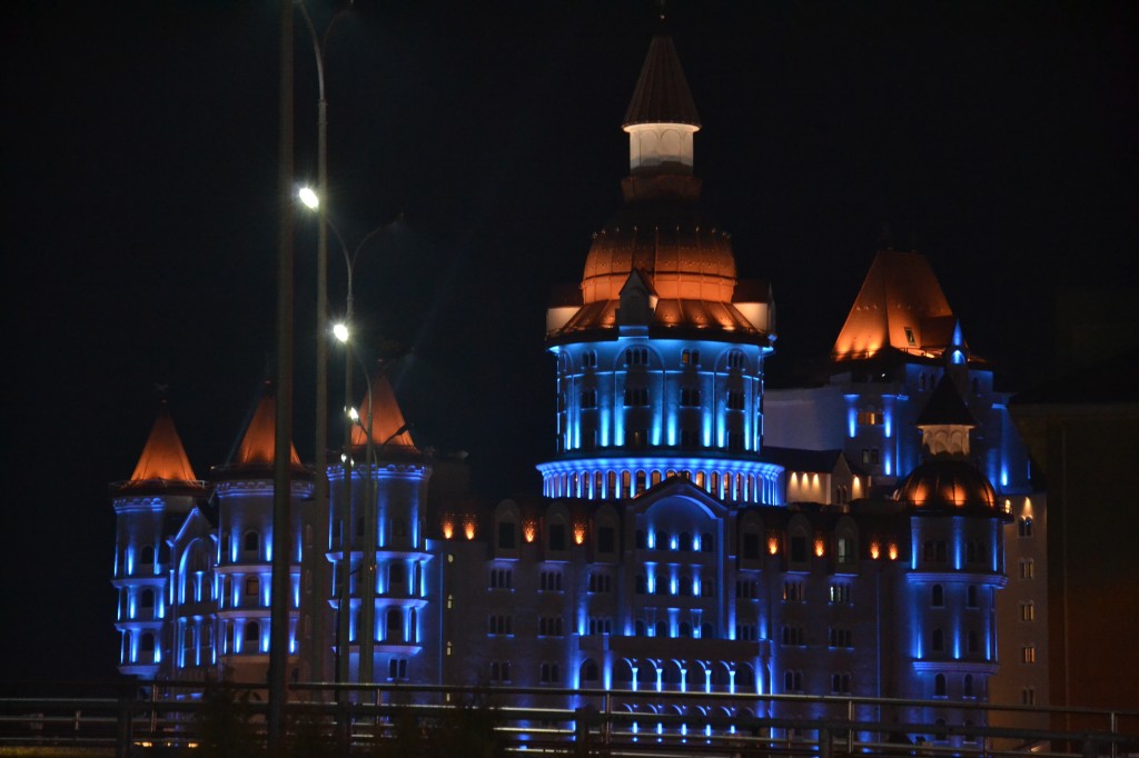 The mysterious castle that dominates the Olympic Park