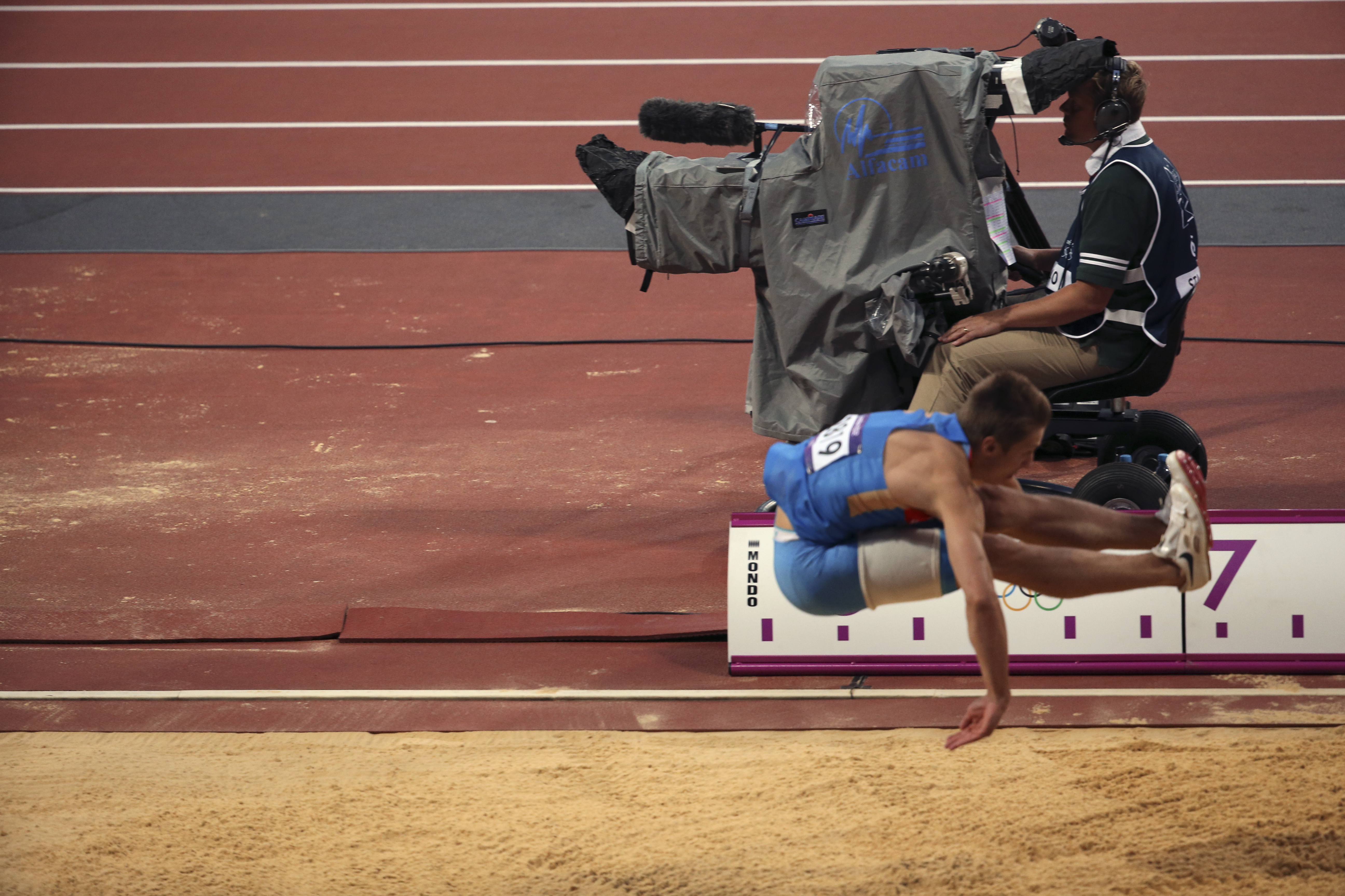 JO Londres 2012, Athlétisme, saut en longueur Hommes - Qualifications, Sergey MORGUNOV (RUS).