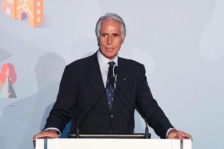Coni (Italian National Olympic Committee) President, Giovanni Malagò, during the ceremony to present the official logo of Uefa Euro Rome 2020, in Rome, Italy, 22 September 2016. ANSA/ALESSANDRO DI MEO