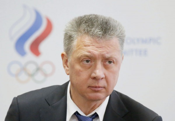Russia's Athletics Federation (ARAF) newly-elected president Dmitry Shlyakhtin attends a news conference following a meeting held to hear reports and elect new officials of ARAF in Moscow, Russia, January 16, 2016. REUTERS/Maxim Shemetov