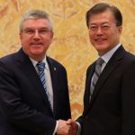 Thomas Bach Moon Jae In