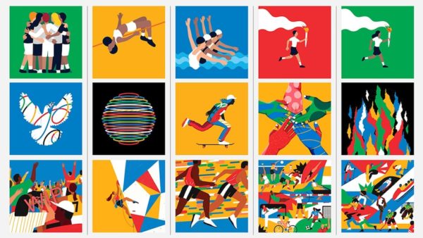 Les nouveaux pictogrammes des Jeux Olympiques de Paris 2024 n